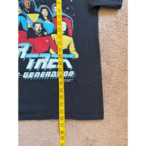 VTG Changes T Shirt Mens Large Black Star Trek The Next Generation‎ Crew Neck - Picture 5 of 8